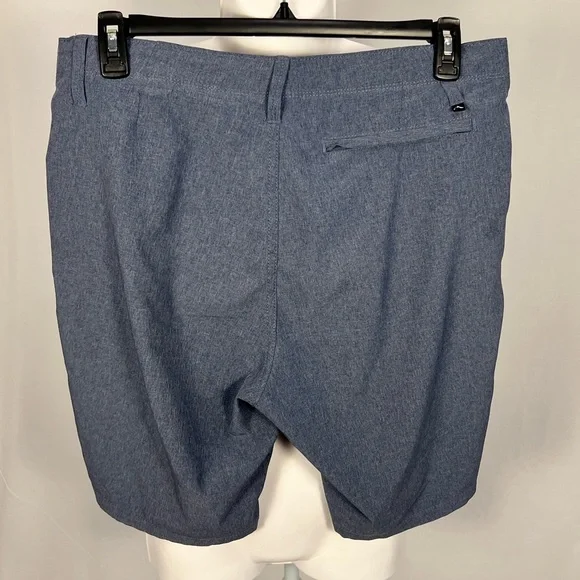 Denali Heather Navy Blue Stretch Hybrid Shorts Mens 34 D427617S - Picture 9 of 11